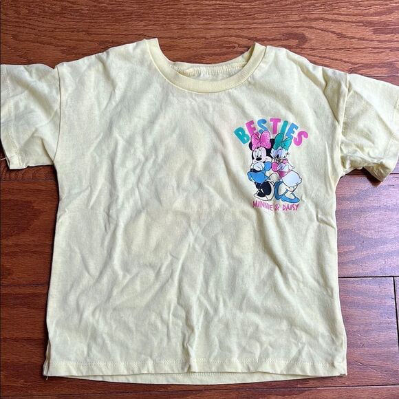 Disney Kids Yellow T-Shirt with Minnie and Daisy - Picture 2 of 2